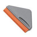 Triangle rubber pet hair scraper